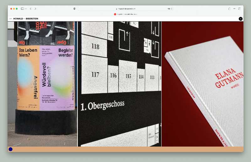 Vorschau der Webseite howald-biberstein.ch auf einem Desktop-Computer